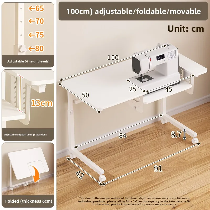 Outdoor Furniture Wood - Adjustable Sewing Table for Home Small