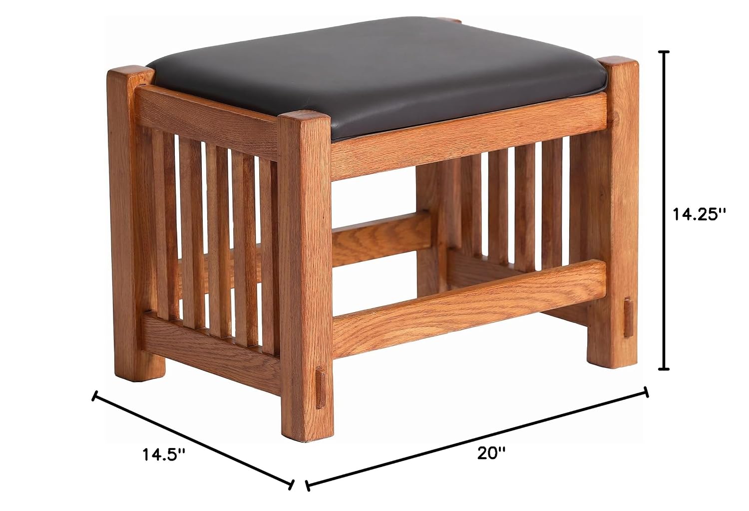 Mission Oak Foot Stool with Sp - Outdoor Furniture Wood review and price