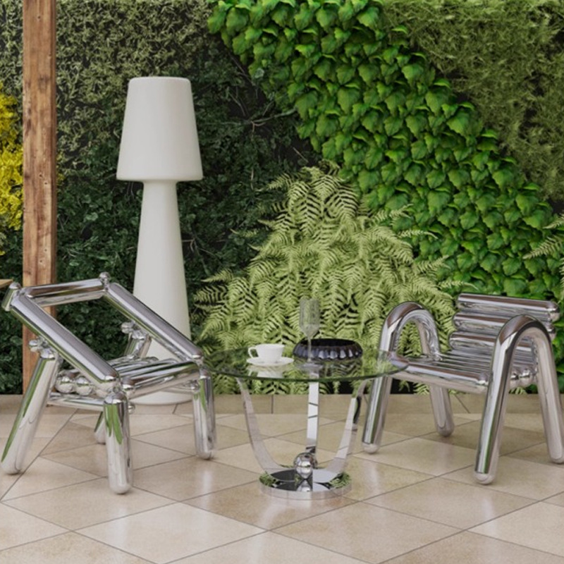 Stainless steel chair light lu - Outdoor Furniture Luxury review and price