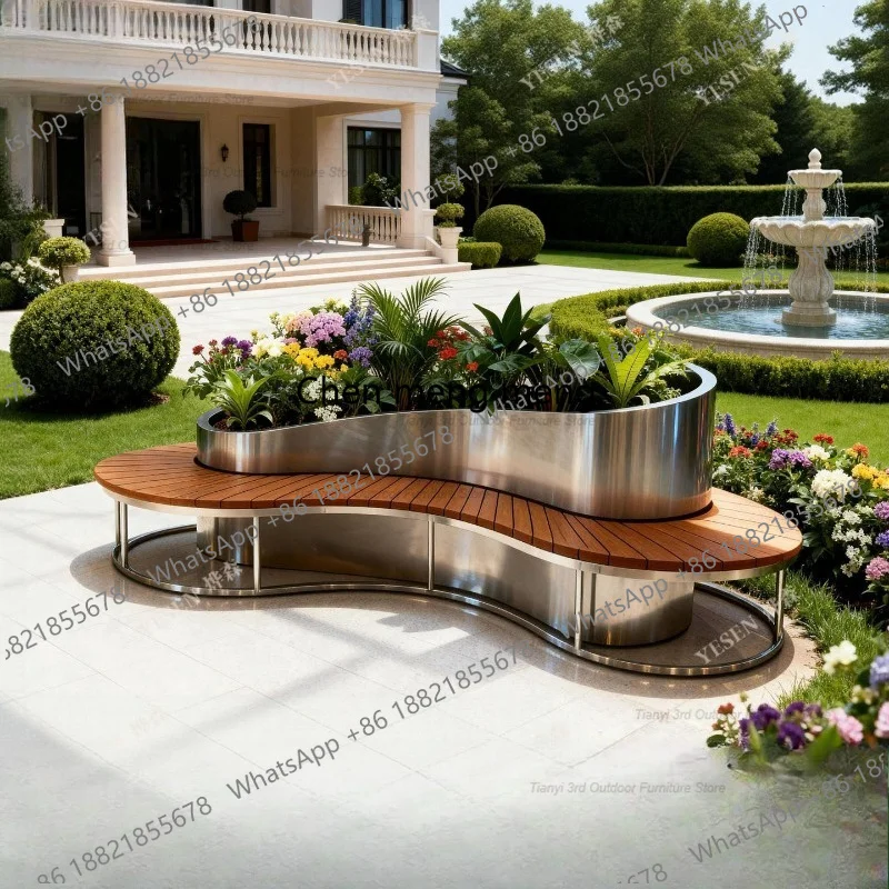 D80 Stainless Steel Flower Box - Outdoor Furniture Metal Chairs review and price
