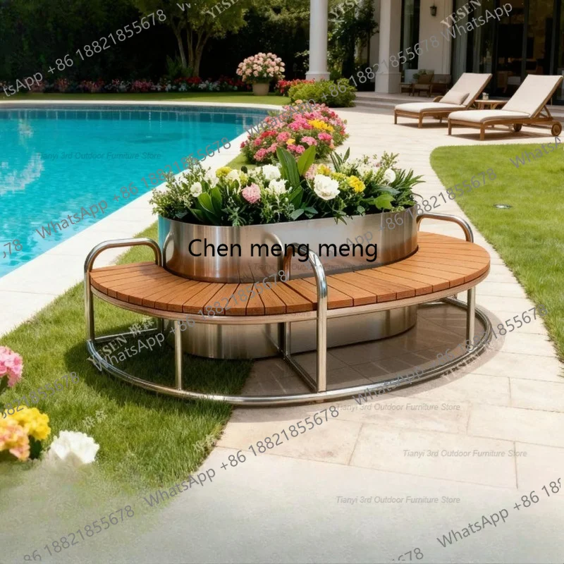 D80 Stainless Steel Flower Box - Outdoor Furniture Metal Chairs review and price