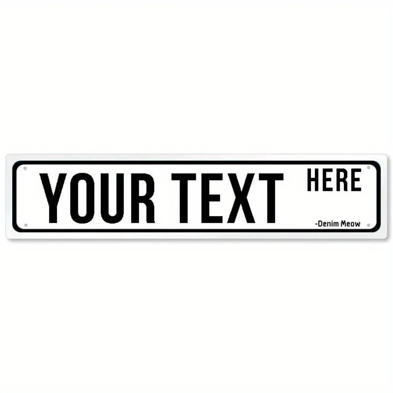 Customizable Rustic Metal Sign - Outdoor Furniture Metal review and price