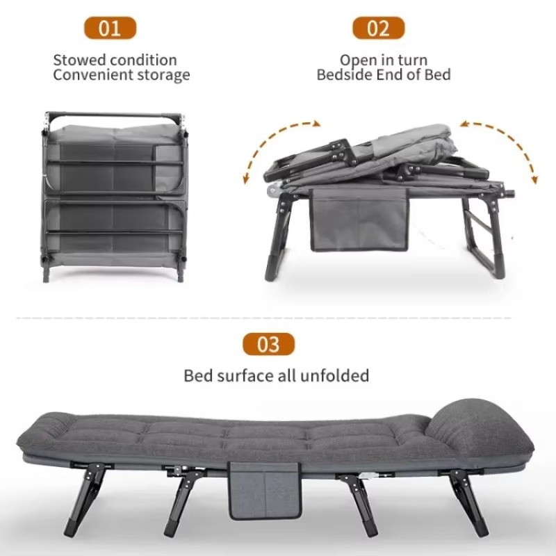 Modern Folding Bed Portable Si - Outdoor Daybed Furniture review and price
