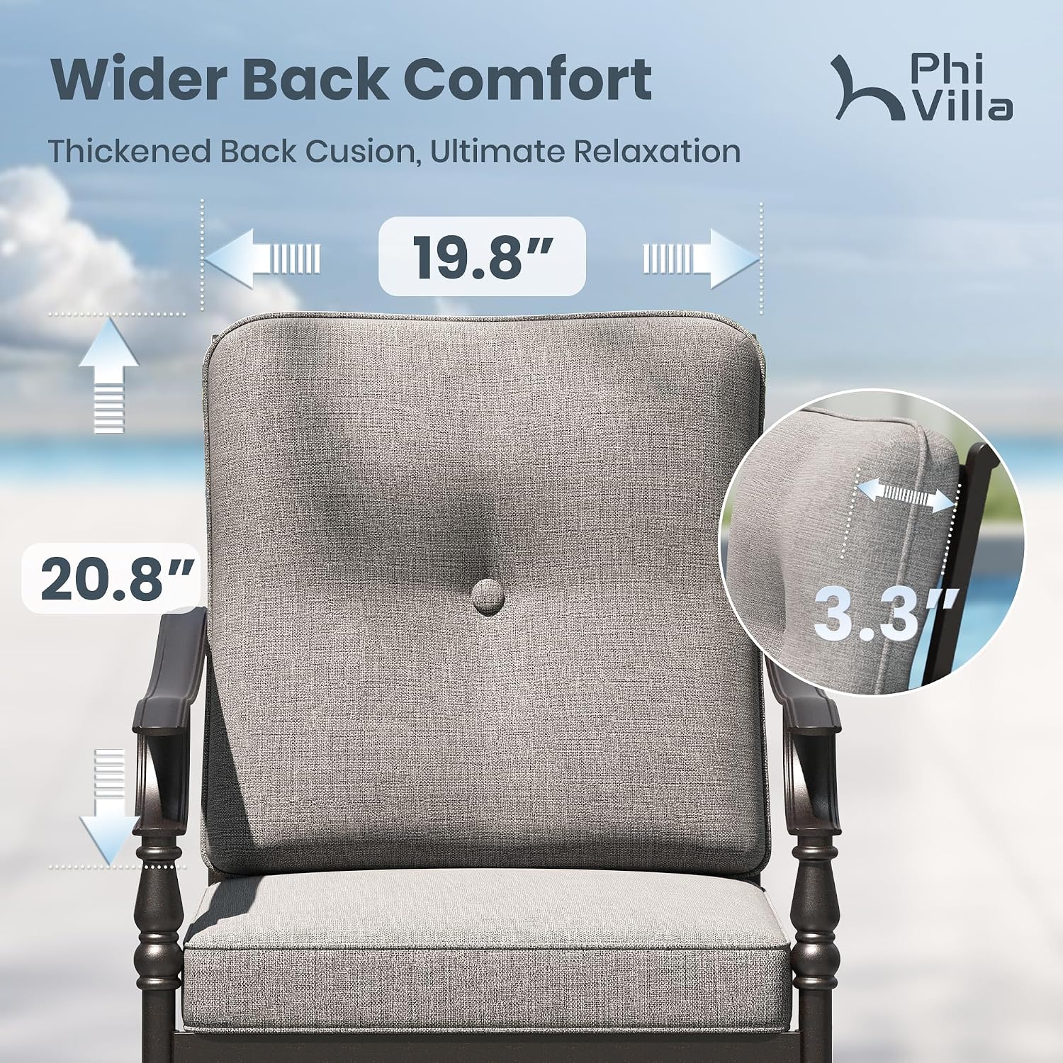 Swivel Patio Chairs 2PCS, Meta - Outdoor Furniture Metal Chairs review and price