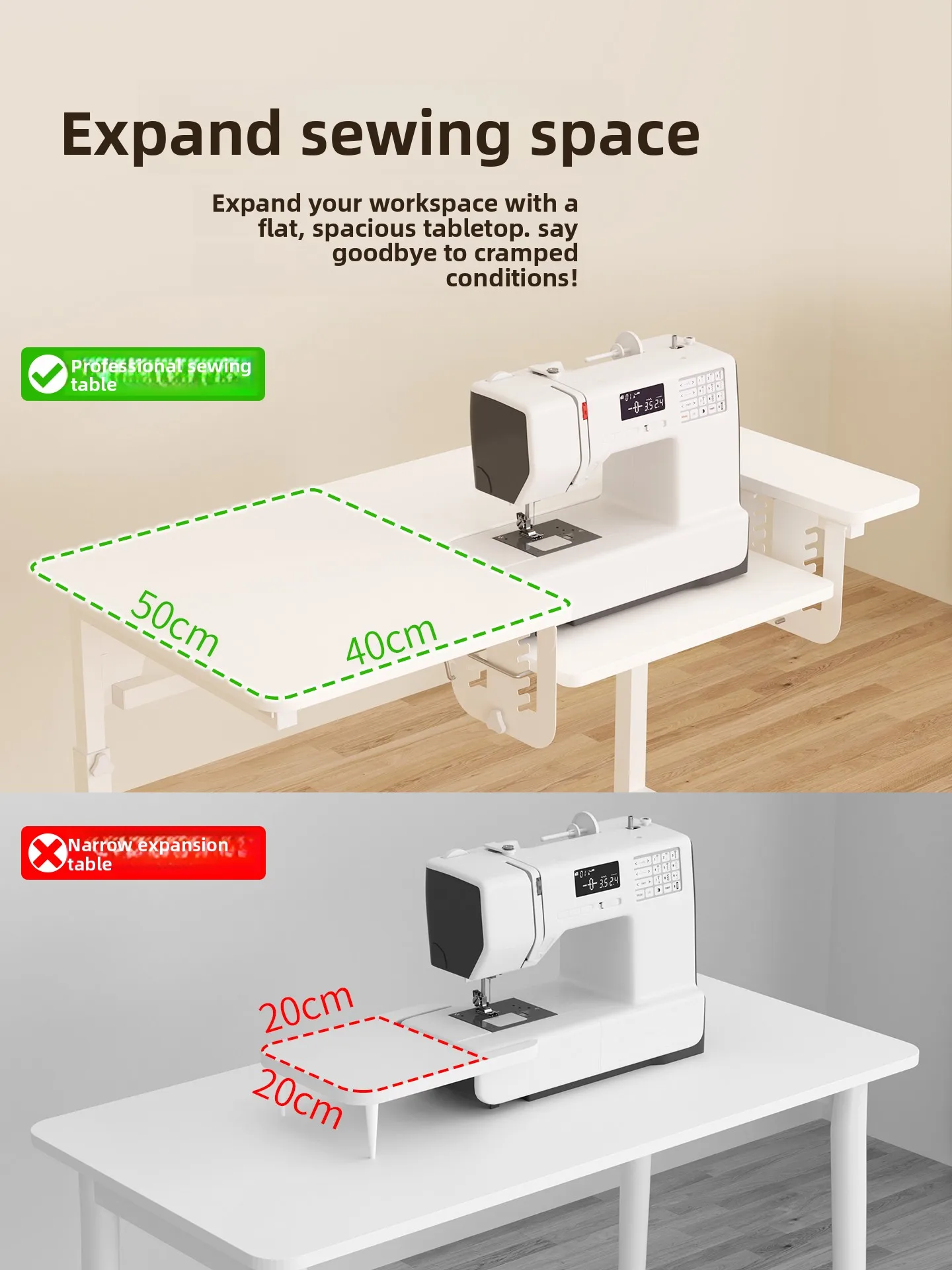Adjustable Sewing Table for Ho - Outdoor Furniture Wood review and price