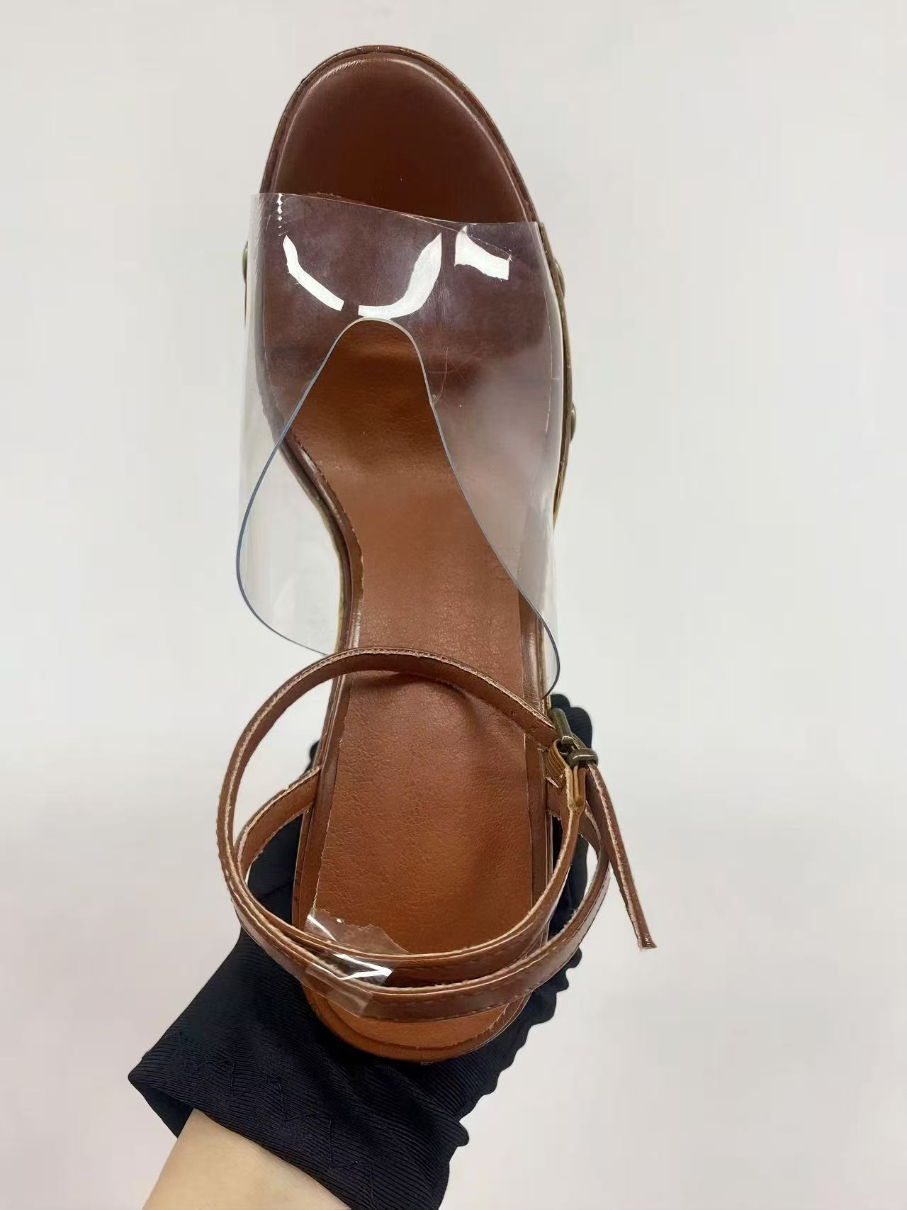 High-heeled 14 cm Thick-heeled - Outdoor Furniture Wood review and price