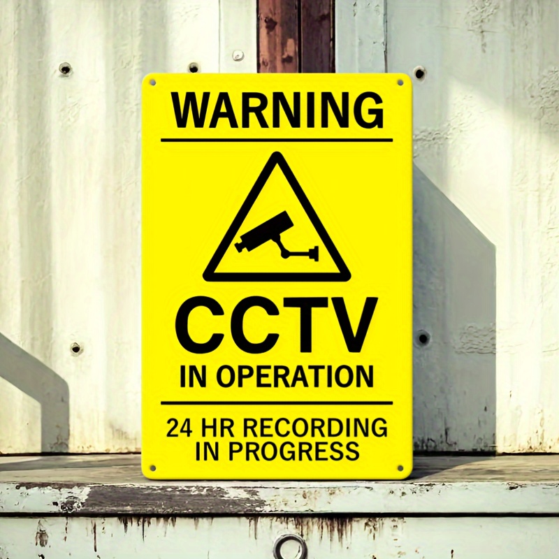 Vintage Style Metal CCTV Warni - Outdoor Furniture Metal review and price