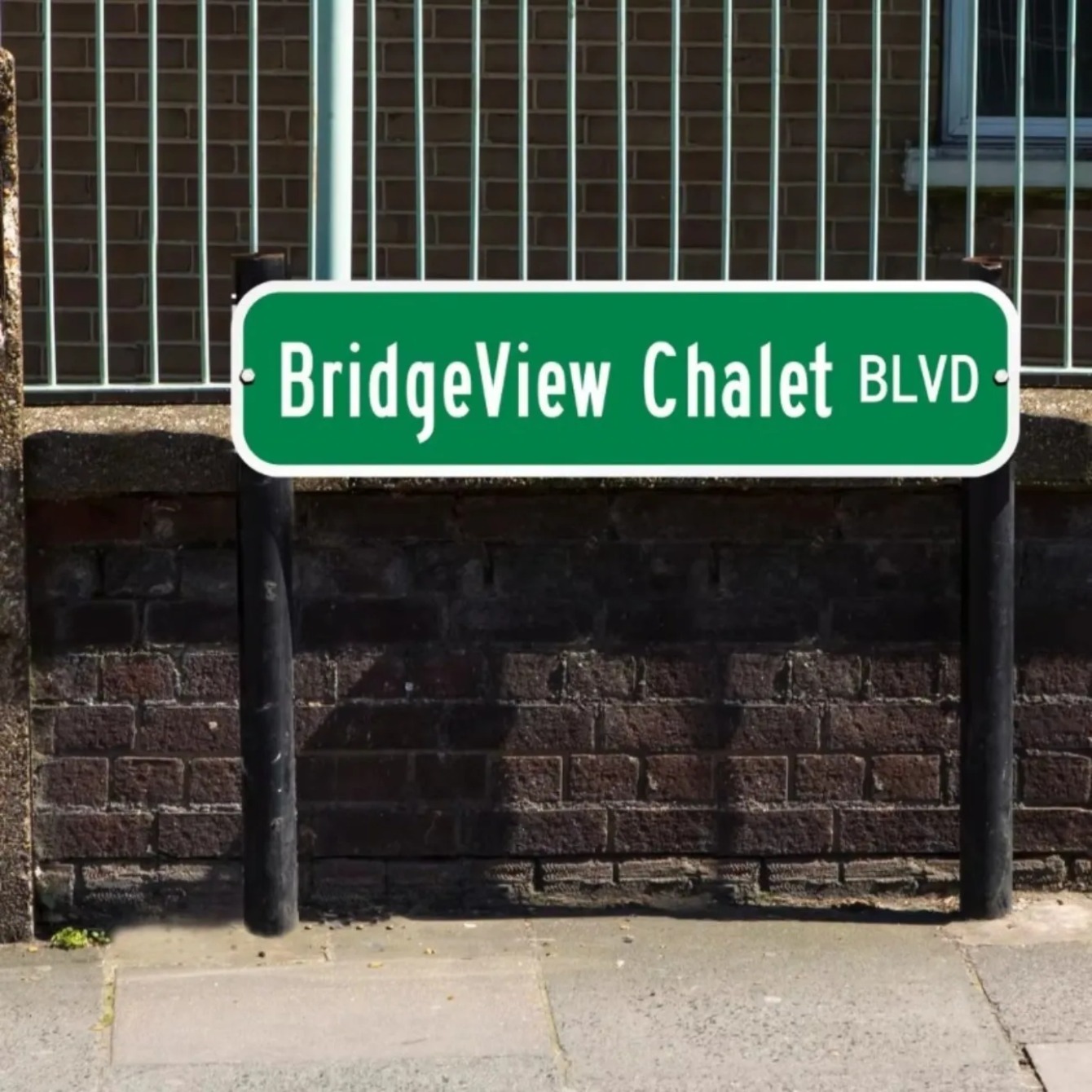 Personalized Green Street Sign - Outdoor Furniture Metal review and price